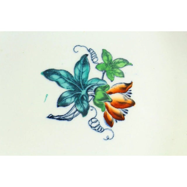 1845-1873 Minton & Co. Porcelain Passion Flowers Deep Plate For Sale In Houston - Image 6 of 12