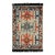 Rug & Kilim’s Tribal Rug with Orange and Blue Medallion and Geometric Patterns For Sale