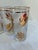 Libbey Glass Co. Vintage Mid 20th Century Cocktail Glasses by Libbey With Gold Leaf Design - Set of 5 For Sale - Image 4 of 12