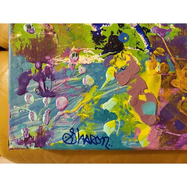 Majesty Abstract Acrylic on Canvas by Sharon For Sale - Image 4 of 6