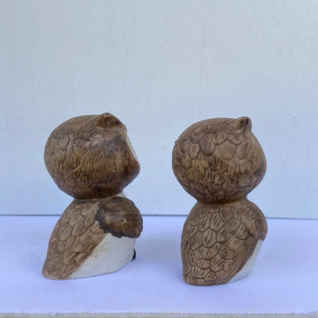 Mid-Century Owl Salt & Pepper Shakers- a Pair For Sale In Orlando - Image 6 of 13