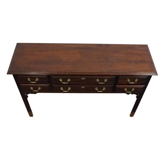 Statton Trutype Americana Collection Solid Mahogany Traditional Style 53" Sideboard Buffet - Oldtowne Finish For Sale - Image 9 of 14