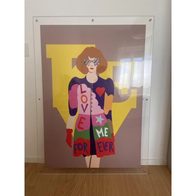 Love Me Forever, 2000s, Plastic & Paper, Framed For Sale - Image 8 of 10