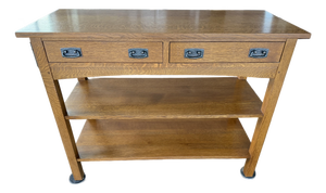 Stickley Mission / Arts & Crafts Oak Server / Console / Buffet – Model 640 – Fayetteville Finish