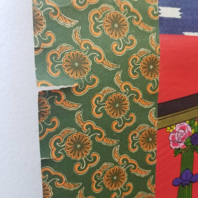 Paper Antique Japanese Hina Matsuri Scroll, Five-Section Format With Lively Figures For Sale - Image 7 of 18