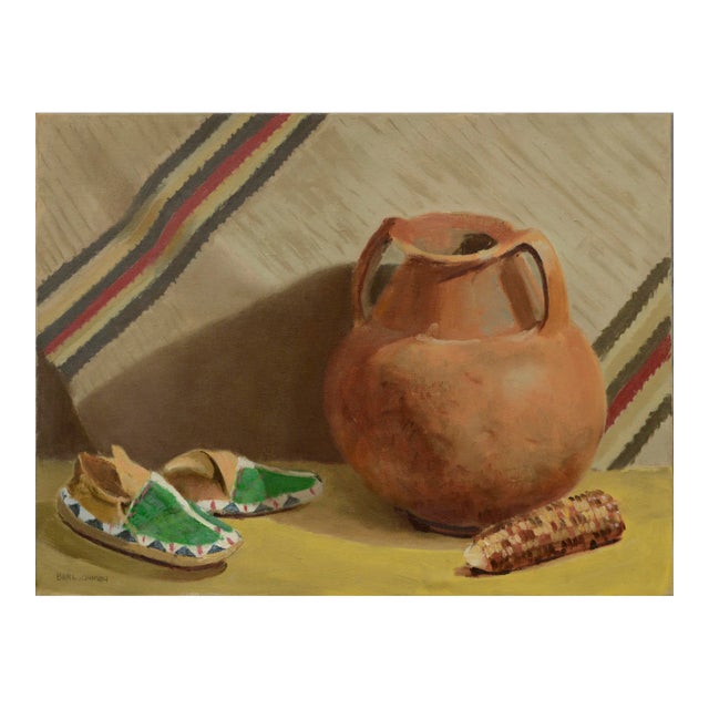 Mid Century Southwest Still Life -- Hopi Relics by Berl Johnson For Sale