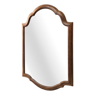 Large French Wall Mirror in Wood For Sale