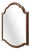 Large French Wall Mirror in Wood For Sale