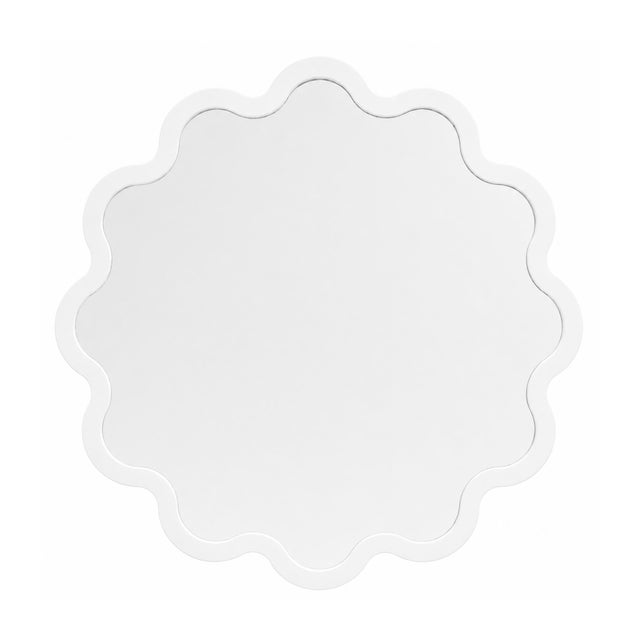 Luxury Decorative Circular Wall Mirror in Light Blue – Hvyli Round 100 For Sale - Image 17 of 18