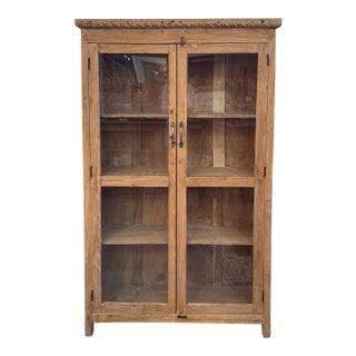Vintage Salvaged Wood Cabinet For Sale
