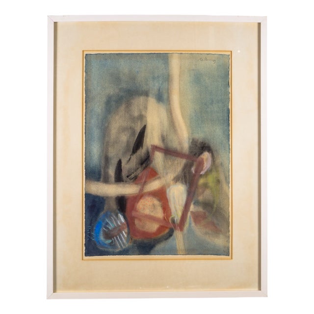 Wolfgang Thesen, Nr. 10, Mixed Media on Paper For Sale