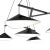 Not Yet Made - Made To Order Monumental Daniel Becker 'Emily 13' Chandelier in Glossy Black for Moss Objects For Sale - Image 5 of 12