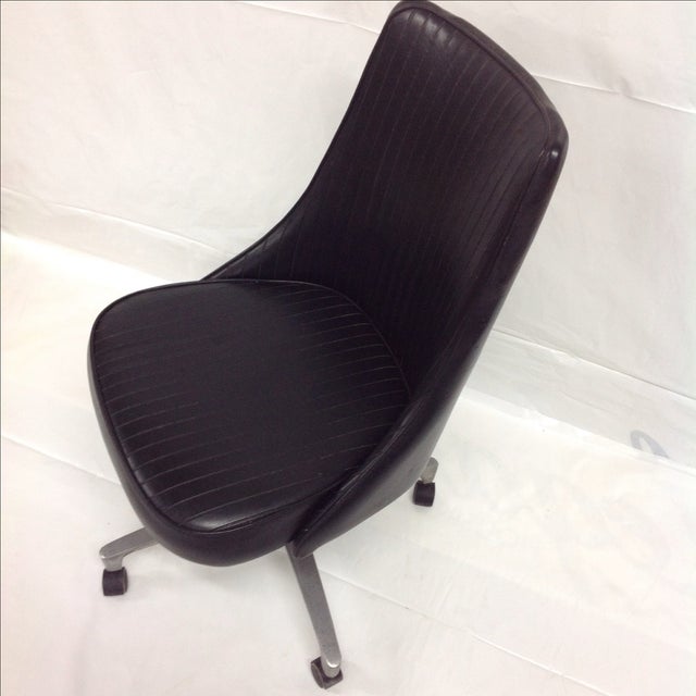 Chromcraft Sculptura Chair on Black Casters Chairish