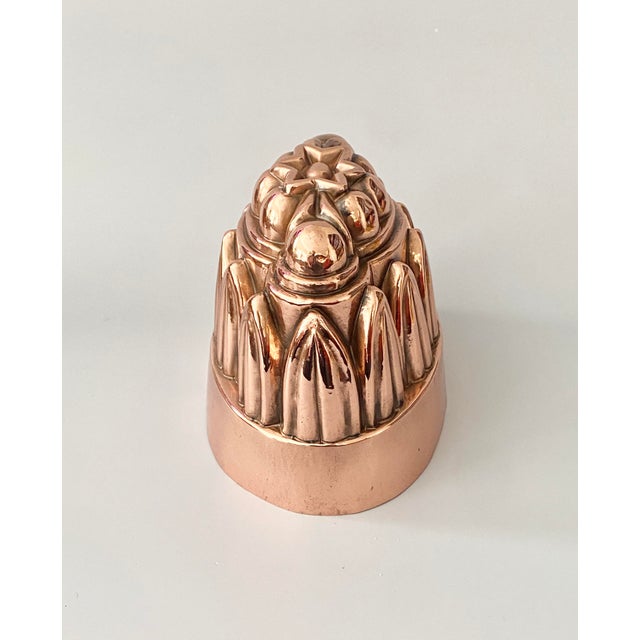 19th C Antique English Copper Jelly Mold For Sale - Image 9 of 16