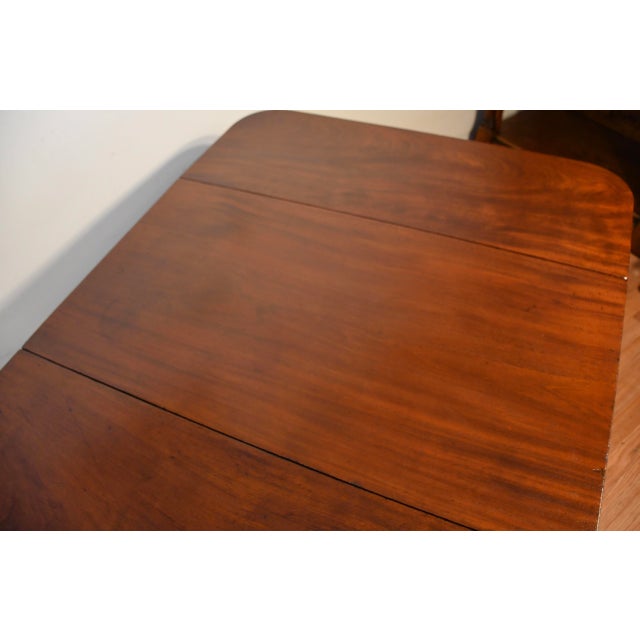 Late 19th Century 1890s Antique American Empire Mahogany Drop-Leaf Breakfast Table For Sale - Image 5 of 18