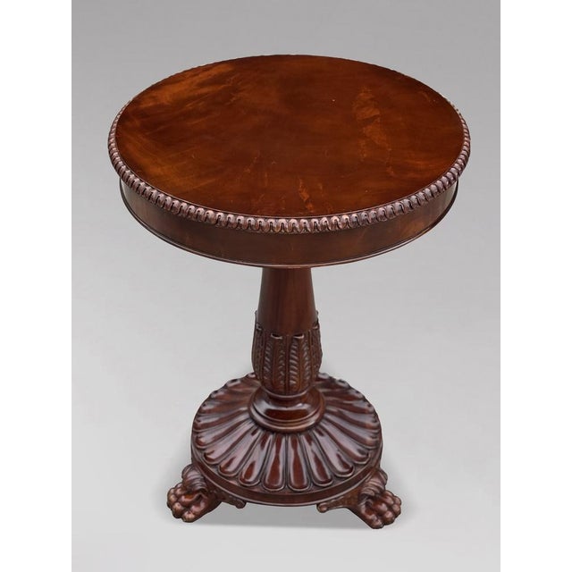 Carved Walnut Tripod Table from Ralph Lauren, 2010 For Sale - Image 10 of 10