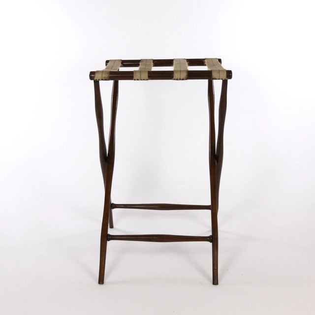 Late 19th Century Late 19th Century English Mahogany Butler’s Tray on Stand For Sale - Image 5 of 6