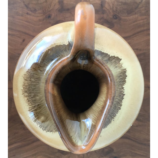 About 19th century Spanish glazed terracotta jug, pot or pitcher with handle. Details PRODUCTION TIME Available Now OF THE...