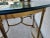 Metal Labarge Side Tables Brass Glass Hoof Footed Octagonal For Sale - Image 7 of 12