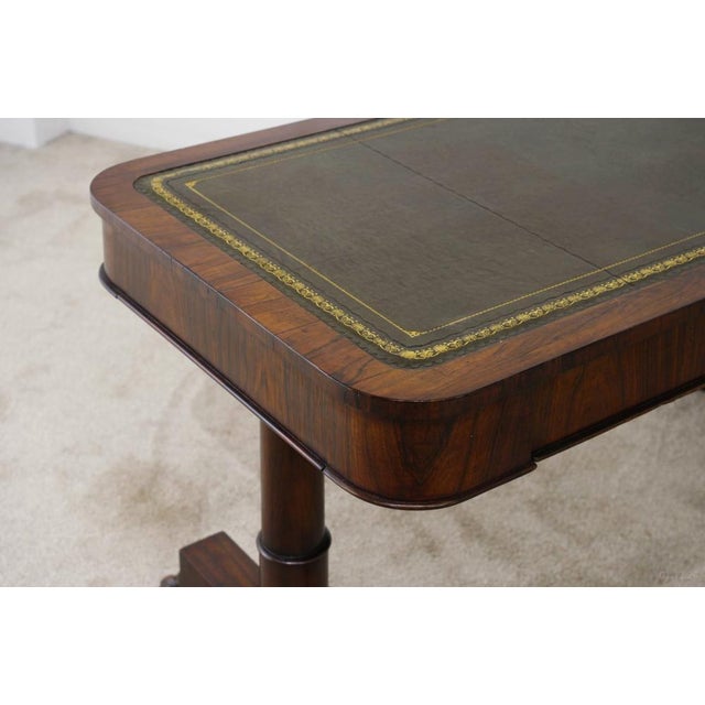 William IV Writing Table in Mahogany, 1830 For Sale - Image 5 of 11