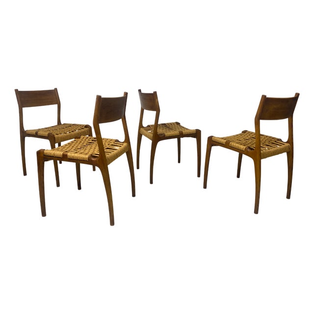 Havana Chairs from Gessef, Consorzio Sedie Friuli, 1960s, Set of 4 For Sale