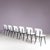 Result Chairs in Black and White by Friso Kramer for Ahrend-De Cirkel, 1950s, Set of 6 For Sale - Image 12 of 12