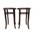 Add timeless elegance to your interior with this charming set of two Thonet bentwood stools. Known for their refined...