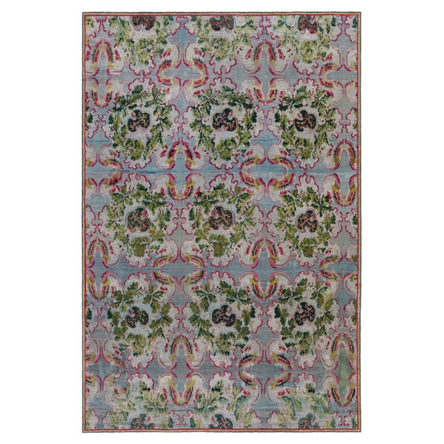 Antique Bessarabian Botanical Rug Doris Leslie Blau For Sale