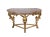 French Vintage 20th Century French Semi-Round Marble Top Console Table. For Sale - Image 3 of 12