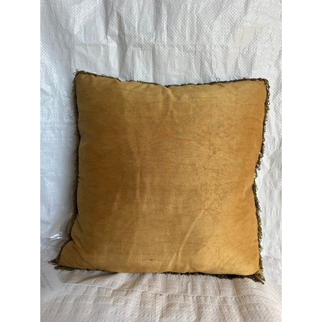 17th Century English Needlepoint Orchard Pillow With Birds and Animals Wool and Silk For Sale - Image 4 of 4