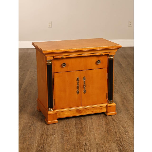 Thomasville Thomasville Pair Of Grand Classics Biedermeier Style Maple Nightstands For Sale - Image 4 of 18