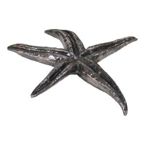 Vintage Brass Starfish Sculpture • Made in Spain • Coastal Nautical Paperweight