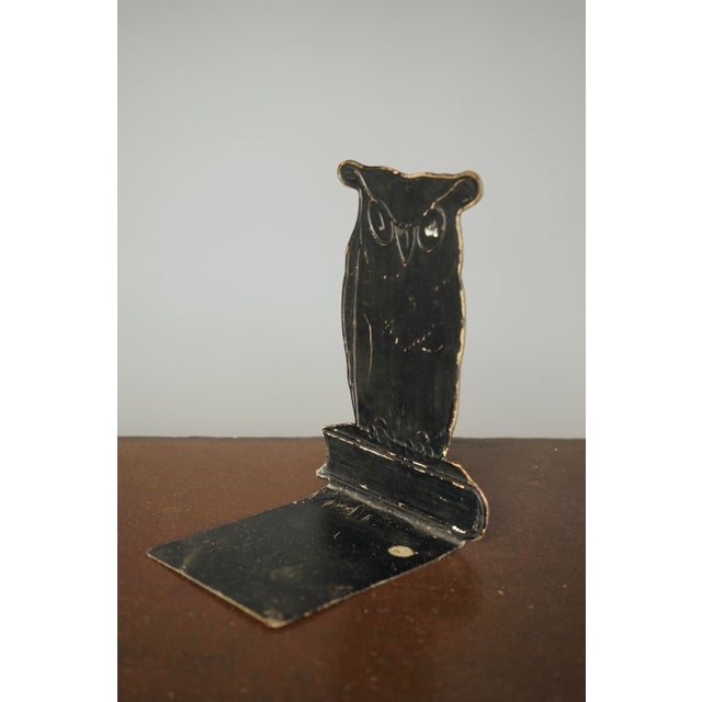Marianne Brandt Bauhaus Owl Bookend by Marianne Brandt for Ruppel Werke, 1930 For Sale - Image 4 of 8