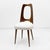1950s Mid-Century Modern Italian Walnut Dining Chairs, 1950, Set of 4 For Sale - Image 5 of 8
