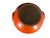 American Vintage Ransburg Burnt Orange Hand-Painted Pottery Vessel, 1930s Americana For Sale - Image 3 of 3