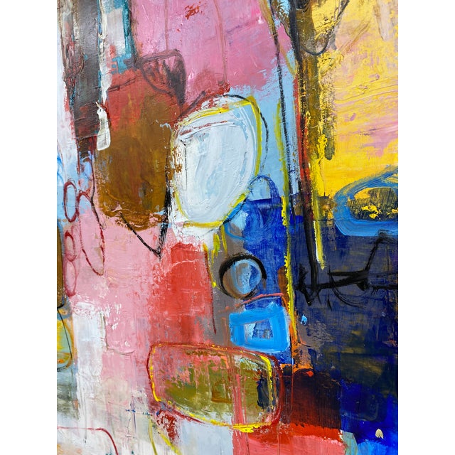 Contemporary Abstract Original Oil Painting For Sale - Image 9 of 12