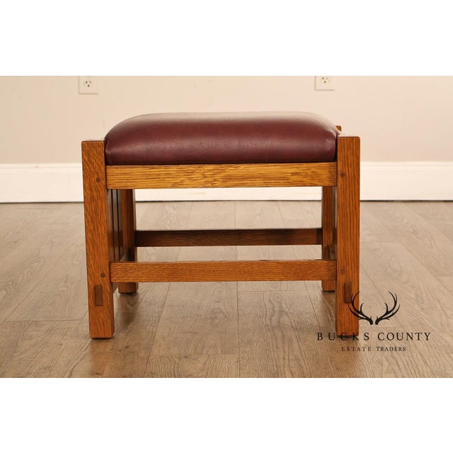 2000 - 2009 Stickley Mission Collection Oak Spindle Coffee Table For Sale - Image 5 of 18