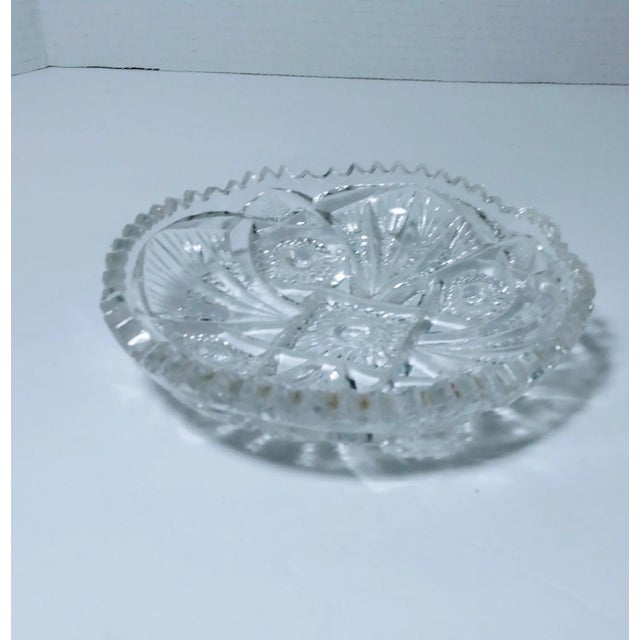 Imperial Glass NuCut Small pressed glass bowl made in the early 1900's. The bowl is 6" in diameter & 2 1/2" tall. The bowl...