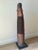 Burnt Orange 1980s Monumental Southwestern Mixed-Media Figurative Sculpture With Brass Face by Naida Seibel, 43.5” H For Sale - Image 8 of 11