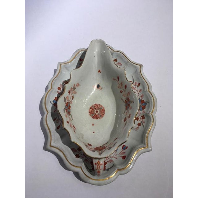 Porcelain Sauce Terrin with Floral Decor by Richard Ginori, Italy, 18th Century For Sale - Image 14 of 18