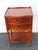 Wabash 1940s Tall Serpentine Front Mahogany Nightstand Side End Table 6458 For Sale - Image 4 of 18