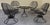 Homecrest Set of Four Homecrest “Casino” Swivel Rocker Chairs With Lazy Susan Table, Circa 1963-1966, Attributed For Sale - Image 4 of 16