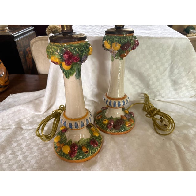 1940s Style After Dellarobbia Italian Lamps - a Pair For Sale - Image 14 of 18