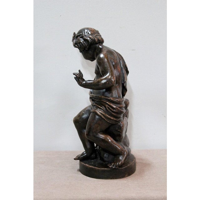 Cast Iron Bacchus Drinking from the Spring, 1900 For Sale - Image 14 of 18