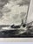 Early 20th Century Antique Nautical Seascape Circa 1919 Maritime Engraving Print, Sailboats in Rough Seas For Sale - Image 5 of 10