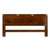 Campaign Vintage Henredon "Regiment" Campaign King Size Walnut Headboard For Sale - Image 3 of 5