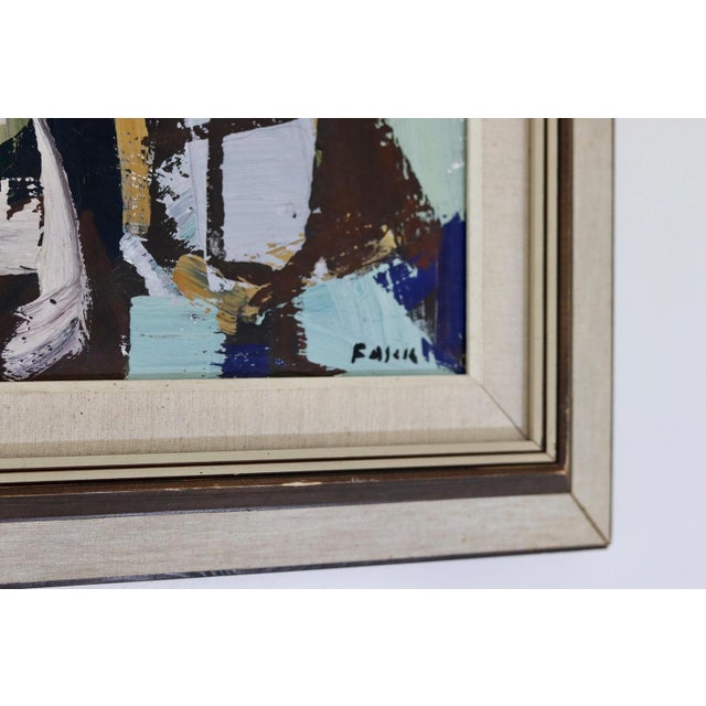 Gösta Falck, People, 1960s-1970s, Oil on Canvas, Framed For Sale - Image 5 of 11