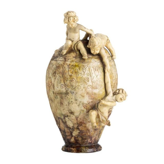 Large Porcelain Jug, 1893 For Sale - Image 6 of 6