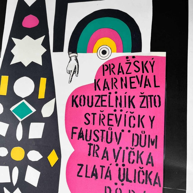 Seydl Zdeněk, Laterna Magika, Experimental National Theatre Prague, 1974, Lithograph For Sale - Image 4 of 15