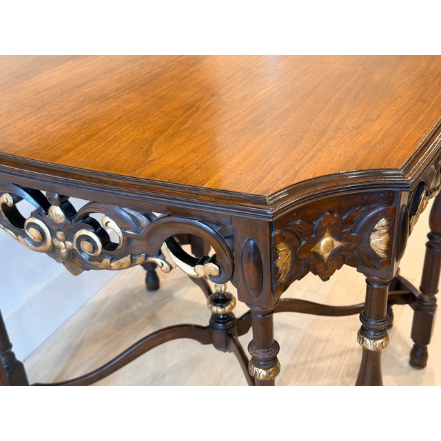Antique Rococo Reticulated Carved Table For Sale In New York - Image 6 of 10